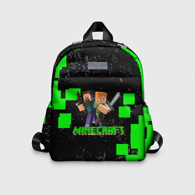 Детский рюкзак 3D с принтом MINECRAFT. в городе Новоалтайск, 100% полиэстер | лямки с регулируемой длиной, сверху петелька, чтобы рюкзак можно было повесить на вешалку. Основное отделение закрывается на молнию, как и внешний карман. Внутри дополнительный карман. По бокам два дополнительных кармашка | craft | game | mine | minecraft | minecraftmemories | pixel | twitter | игра | майнкрафт | маркус перссон | пиксель | ремесло | шахта