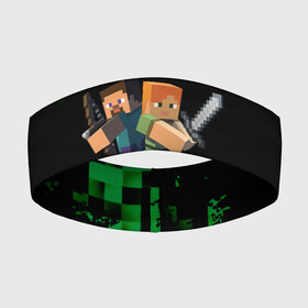 Повязка на голову 3D с принтом MINECRAFT. в городе Новоалтайск,  |  | craft | game | mine | minecraft | minecraftmemories | pixel | twitter | игра | майнкрафт | маркус перссон | пиксель | ремесло | шахта