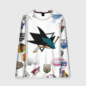 Мужской лонгслив 3D с принтом San Jose Sharks (Z) в городе Новоалтайск, 100% полиэстер | длинные рукава, круглый вырез горловины, полуприлегающий силуэт | anaheim ducks | arizona coyotes | boston bruins | buffalo sabres | calgary flames | canadiens de montreal | carolina hurricanes | chicago blackhawks | colorado avalanche | columbus blue jackets | dallas stars | detroit red wings | edmonton oil | hockey | 