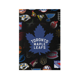 Обложка для паспорта матовая кожа с принтом Toronto Maple Leafs | НХЛ (Z) в городе Новоалтайск, натуральная матовая кожа | размер 19,3 х 13,7 см; прозрачные пластиковые крепления | anaheim ducks | arizona coyotes | boston bruins | buffalo sabres | calgary flames | canadiens de montreal | carolina hurricanes | chicago blackhawks | colorado avalanche | columbus blue jackets | dallas stars | detroit red wings | edmonton oil | hockey | 