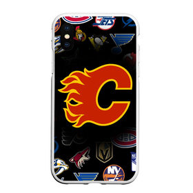 Чехол для iPhone XS Max матовый с принтом Calgary Flames (Z) в городе Новоалтайск, Силикон | Область печати: задняя сторона чехла, без боковых панелей | Тематика изображения на принте: anaheim ducks | arizona coyotes | boston bruins | buffalo sabres | calgary flames | canadiens de montreal | carolina hurricanes | chicago blackhawks | colorado avalanche | columbus blue jackets | dallas stars | detroit red wings | edmonton oil | hockey | 