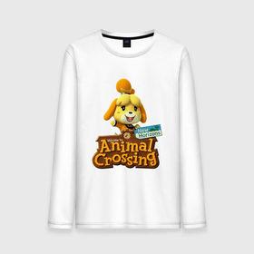 Мужской лонгслив хлопок с принтом Animal Crossing Isabelle в городе Новоалтайск, 100% хлопок |  | animal crossing | isabelle | nintendo | детская | женская | игра | изабель | изабэль | мультик | мультяшный | нинтендо | рисованный | рисунок | собака | собачка | энимал кроссинг