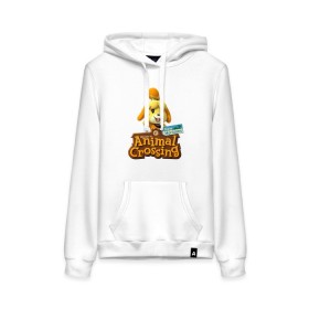 Женская толстовка с принтом Animal Crossing Isabelle в городе Новоалтайск, френч-терри, мягкий теплый начес внутри (100% хлопок) | карман-кенгуру, эластичные манжеты и нижняя кромка, капюшон с подкладом и шнурком | animal crossing | isabelle | nintendo | детская | женская | игра | изабель | изабэль | мультик | мультяшный | нинтендо | рисованный | рисунок | собака | собачка | энимал кроссинг
