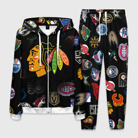 Мужской костюм 3D с принтом Chicago Blackhawks (Z) в городе Новоалтайск, 100% полиэстер | Манжеты и пояс оформлены тканевой резинкой, двухслойный капюшон со шнурком для регулировки, карманы спереди | anaheim ducks | arizona coyotes | boston bruins | buffalo sabres | calgary flames | canadiens de montreal | carolina hurricanes | chicago blackhawks | colorado avalanche | columbus blue jackets | dallas stars | detroit red wings | edmonton oil | hockey | 