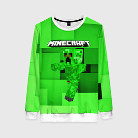 Женский свитшот 3D с принтом Minecraft. в городе Новоалтайск, 100% полиэстер с мягким внутренним слоем | круглый вырез горловины, мягкая резинка на манжетах и поясе, свободная посадка по фигуре | craft | game | mine | minecraft | minecraftmemories | pixel | tnt | twitter | блок | динамит | игра | красный блок | майнкрафт | маркус перссон | пиксель | ремесло | тротил | шахта
