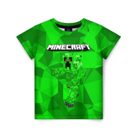 Детская футболка 3D с принтом Minecraft. в городе Новоалтайск, 100% гипоаллергенный полиэфир | прямой крой, круглый вырез горловины, длина до линии бедер, чуть спущенное плечо, ткань немного тянется | Тематика изображения на принте: craft | game | mine | minecraft | minecraftmemories | pixel | tnt | twitter | блок | динамит | игра | красный блок | майнкрафт | маркус перссон | пиксель | ремесло | тротил | шахта