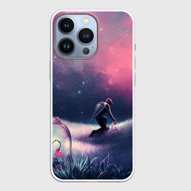 Чехол для iPhone 13 Pro с принтом Герой защищающий розы куполом в городе Новоалтайск,  |  | вселенная | герой | защита | защитник | космос | купол | планета | по мотивам маленький принц экзюпери | растения | розы | шипы | щит