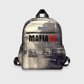 Детский рюкзак 3D с принтом Mafia II:Definitive Edition(Z) в городе Новоалтайск, 100% полиэстер | лямки с регулируемой длиной, сверху петелька, чтобы рюкзак можно было повесить на вешалку. Основное отделение закрывается на молнию, как и внешний карман. Внутри дополнительный карман. По бокам два дополнительных кармашка | definitive edition | mafia | mafia ii | вито скалетта | генри томасино | джо барбаро | игра | лео галанте | мафия | мафия 2 | томас анджело | франческа | фрэнк винчи | шутер | эдди скарпа