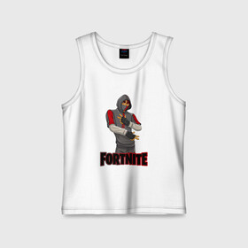 Детская майка хлопок с принтом IKONIK в городе Новоалтайск,  |  | art ikonik | fortnight season 8 | fortnite | fortnite guy | fortnite ikonik | fortniteguy | ikonik | арт иконик | иконик | фортнайт | фортнайт 8 сезон | фортнайт гай