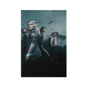 Обложка для паспорта матовая кожа с принтом Сотня сериал The 100 в городе Новоалтайск, натуральная матовая кожа | размер 19,3 х 13,7 см; прозрачные пластиковые крепления | герои | мрачное | новый сезон | персонажи | постер | сериал | сотня
