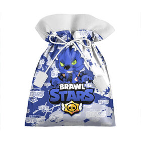 Подарочный 3D мешок с принтом BRAWL STARS LEON WOLF в городе Новоалтайск, 100% полиэстер | Размер: 29*39 см | 8 bit | 8 бит | bibi | brawl stars | crow | el brown | leon | leon shark | max | mr.p | sally leon | shark | stars | virus | werewolf | акула | биби | вирус | ворон | леон | оборотень | пингвин