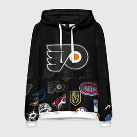 Мужская толстовка 3D с принтом NHL Philadelphia Flyers (Z) в городе Новоалтайск, 100% полиэстер | двухслойный капюшон со шнурком для регулировки, мягкие манжеты на рукавах и по низу толстовки, спереди карман-кенгуру с мягким внутренним слоем. | Тематика изображения на принте: anaheim ducks | boston bruins | buffalo sabres | calgary flames | canadiens de montreal | carolina hurricanes | chicago blackhawks | colorado | hockey | nhl | philadelphia flyers | нхл | паттерн | спорт | хоккей