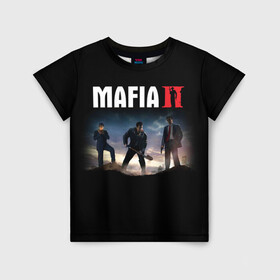 Детская футболка 3D с принтом Mafia II:Definitive Edition в городе Новоалтайск, 100% гипоаллергенный полиэфир | прямой крой, круглый вырез горловины, длина до линии бедер, чуть спущенное плечо, ткань немного тянется | definitive edition | mafia | mafia ii | вито скалетта | генри томасино | джо барбаро | игра | лео галанте | мафия | мафия 2 | томас анджело | франческа | фрэнк винчи | шутер | эдди скарпа
