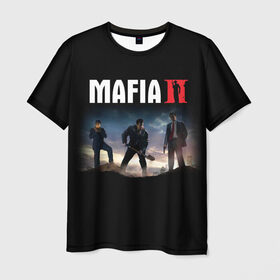 Мужская футболка 3D с принтом Mafia II:Definitive Edition в городе Новоалтайск, 100% полиэфир | прямой крой, круглый вырез горловины, длина до линии бедер | Тематика изображения на принте: definitive edition | mafia | mafia ii | вито скалетта | генри томасино | джо барбаро | игра | лео галанте | мафия | мафия 2 | томас анджело | франческа | фрэнк винчи | шутер | эдди скарпа