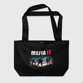 Пляжная сумка 3D с принтом Mafia II:Definitive Edition в городе Новоалтайск, 100% полиэстер | застегивается на металлическую кнопку; внутренний карман застегивается на молнию. Стенки укреплены специальным мягким материалом, чтобы защитить содержимое от несильных ударов
 | definitive edition | mafia | mafia ii | вито скалетта | генри томасино | джо барбаро | игра | лео галанте | мафия | мафия 2 | томас анджело | франческа | фрэнк винчи | шутер | эдди скарпа