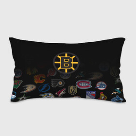 Подушка 3D антистресс с принтом NHL Boston Bruins (Z) в городе Новоалтайск, наволочка — 100% полиэстер, наполнитель — вспененный полистирол | состоит из подушки и наволочки на молнии | anaheim ducks | arizona coyotes | boston bruins | buffalo sabres | calgary flames | canadiens de montreal | carolina hurricanes | chicago blackhawks | colorado | hockey | nhl | нхл | паттерн | спорт | хоккей