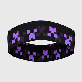 Повязка на голову 3D с принтом MINECRAFT CREEPER NEON в городе Новоалтайск,  |  | block | creeper | cube | minecraft | neon | pixel | блок | геометрия | крафт | крипер | кубики | майнкрафт | неон | пиксели