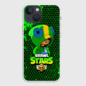 Чехол для iPhone 13 mini с принтом Brawl Stars LEON в городе Новоалтайск,  |  | 8 bit | 8 бит | bibi | brawl | brawl stars | crow | leon | spike | sprout | stars | бравл | бравл старс | браво старс | игра | компьютерная | кров | леон | онлайн | старс