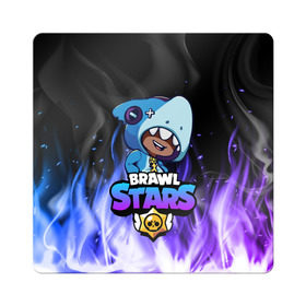 Магнит виниловый Квадрат с принтом Brawl Stars LEON SHARK в городе Новоалтайск, полимерный материал с магнитным слоем | размер 9*9 см, закругленные углы | 8 bit | 8 бит | bibi | brawl | brawl stars | crow | leon | spike | sprout | stars | бравл | бравл старс | браво старс | игра | компьютерная | кров | леон | онлайн | старс