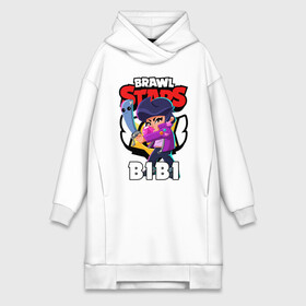 Платье-худи хлопок с принтом BRAWL STARS BIBI | БРАВЛ СТАРС БИБИ в городе Новоалтайск,  |  | bibi | brawl stars | coach mike | crow | gale | leon | leon shark | max | mecha crow | mortis | mr.p | phoenix | sally leon | sandy | spike | sprout | tara | unicorn | virus 8 bit | werewolf | ворон | оборотень