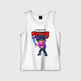 Детская майка хлопок с принтом BRAWL STARS BIBI в городе Новоалтайск,  |  | Тематика изображения на принте: bibi | brawl stars | coach mike | crow | gale | leon | leon shark | max | mecha crow | mortis | mr.p | phoenix | sally leon | sandy | spike | sprout | tara | unicorn | virus 8 bit | werewolf | ворон | оборотень