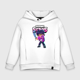 Детское худи Oversize хлопок с принтом BRAWL STARS BIBI в городе Новоалтайск, френч-терри — 70% хлопок, 30% полиэстер. Мягкий теплый начес внутри —100% хлопок | боковые карманы, эластичные манжеты и нижняя кромка, капюшон на магнитной кнопке | Тематика изображения на принте: bibi | brawl stars | coach mike | crow | gale | leon | leon shark | max | mecha crow | mortis | mr.p | phoenix | sally leon | sandy | spike | sprout | tara | unicorn | virus 8 bit | werewolf | ворон | оборотень