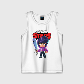 Детская майка хлопок с принтом BRAWL STARS BIBI в городе Новоалтайск,  |  | Тематика изображения на принте: bibi | brawl stars | coach mike | crow | gale | leon | leon shark | max | mecha crow | mortis | mr.p | phoenix | sally leon | sandy | spike | sprout | tara | unicorn | virus 8 bit | werewolf | ворон | оборотень