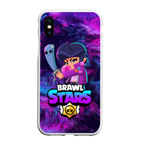 Чехол для iPhone XS Max матовый с принтом BRAWL STARS BIBI в городе Новоалтайск, Силикон | Область печати: задняя сторона чехла, без боковых панелей | bibi | brawl stars | coach mike | crow | gale | leon | leon shark | max | mecha crow | mortis | mr.p | phoenix | sally leon | sandy | spike | sprout | tara | unicorn | virus 8 bit | werewolf | ворон | оборотень