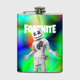 Фляга с принтом FORTNITE x MARSHMELLO | ФОРТНАЙТ в городе Новоалтайск, металлический корпус | емкость 0,22 л, размер 125 х 94 мм. Виниловая наклейка запечатывается полностью | Тематика изображения на принте: deadmau5 | fortnite | fortnite 2 | fortnite x маршмелло | ikonik | marshmello | ninja | ninja streamer | raven | travis scott | ворон | иконик | ниндзя | пили | рейвен | трэвис скотт | фортнайт