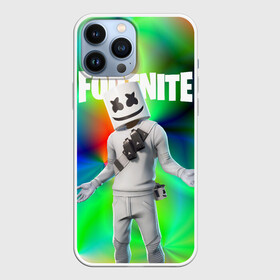 Чехол для iPhone 13 Pro Max с принтом FORTNITE x MARSHMELLO | ФОРТНАЙТ в городе Новоалтайск,  |  | Тематика изображения на принте: deadmau5 | fortnite | fortnite 2 | fortnite x маршмелло | ikonik | marshmello | ninja | ninja streamer | raven | travis scott | ворон | иконик | ниндзя | пили | рейвен | трэвис скотт | фортнайт
