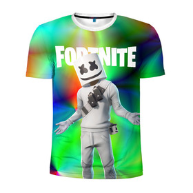 Мужская футболка 3D спортивная с принтом FORTNITE x MARSHMELLO в городе Новоалтайск, 100% полиэстер с улучшенными характеристиками | приталенный силуэт, круглая горловина, широкие плечи, сужается к линии бедра | deadmau5 | fortnite | fortnite 2 | fortnite x маршмелло | ikonik | marshmello | ninja | ninja streamer | raven | travis scott | ворон | иконик | ниндзя | пили | рейвен | трэвис скотт | фортнайт