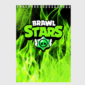 Скетчбук с принтом BRAWL STARS в городе Новоалтайск, 100% бумага
 | 48 листов, плотность листов — 100 г/м2, плотность картонной обложки — 250 г/м2. Листы скреплены сверху удобной пружинной спиралью | 8 bit | barley | brawl stars | brock | bull | colt | crow | dynamike | fire | frank | jessie | leon | nita | барли | бравл старс | брок | булл | ворон | джесси | динамайк | кольт | леон | огонь | фрэнк