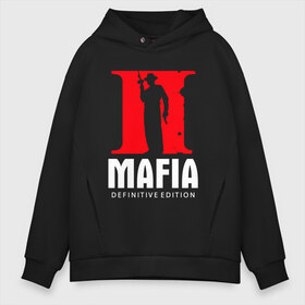 Мужское худи Oversize хлопок с принтом MAFIA 2 DEFINITIE EDITION в городе Новоалтайск, френч-терри — 70% хлопок, 30% полиэстер. Мягкий теплый начес внутри —100% хлопок | боковые карманы, эластичные манжеты и нижняя кромка, капюшон на магнитной кнопке | game. | mafia 2 | mafia 2 definitive edition | игра | мафия | мафия 2 | стрелялка