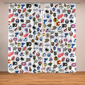 Фотошторы NHL PATTERN | НХЛ (Z): в городе Новоалтайск, Блэкаут (светозащита 90%) / Габардин (светозащита 40% | 2 полотна шириной по 145 см; Высота 200-300 см; Крепление: шторная лента (на крючки); | anaheim ducks | arizona coyotes | boston bruins | buffalo sabres | calgary flames | canadiens de montreal | carolina hurricanes | chicago blackhawks | colorado | hockey | nhl | нхл | паттерн | спорт | хоккей