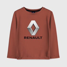 Детский лонгслив хлопок с принтом RENAULT. в городе Новоалтайск, 100% хлопок | круглый вырез горловины, полуприлегающий силуэт, длина до линии бедер | abstract | auto | brand | car | geometry | renault | sport | texture | абстракция | авто | автомобильные | бренд | геометрия | классика | машины | модные | ренаулт | спорт | стиль | текстура