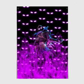 Постер с принтом Fortnite Raven. в городе Новоалтайск, 100% бумага
 | бумага, плотность 150 мг. Матовая, но за счет высокого коэффициента гладкости имеет небольшой блеск и дает на свету блики, но в отличии от глянцевой бумаги не покрыта лаком | archetype | fortnite | fortnite 2 | fortnite x | ikonik | marshmello | raven | архетип | ворон | иконик | маршмелло | фортнайт | фортнайт 2 | фортнайт глава 2