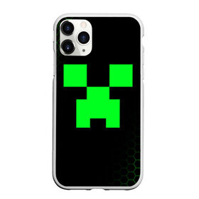Чехол для iPhone 11 Pro Max матовый с принтом MINECRAFT CREEPER в городе Новоалтайск, Силикон |  | block | creeper | cube | minecraft | pixel | блок | геометрия | крафт | крипер | кубики | майнкрафт | пиксели