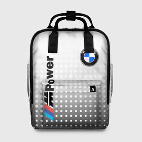 Женский рюкзак 3D с принтом BMW в городе Новоалтайск, 100% полиэстер | лямки с регулируемой длиной, сверху ручки, чтобы рюкзак нести как сумку. Основное отделение закрывается на молнию, как и внешний карман. Внутри два дополнительных кармана, один из которых закрывается на молнию. По бокам два дополнительных кармашка, куда поместится маленькая бутылочка
 | bmw | bmw лого | bmw марка | bmw эмблема | m power | power | бмв | бмв значок | бмв лого | бмв эмблема | бэха | значок bmw | лого автомобиля | логотип bmw | марка бмв | черно белый значок бмв