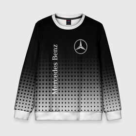 Детский свитшот 3D с принтом Mercedes-Benz в городе Новоалтайск, 100% полиэстер | свободная посадка, прямой крой, мягкая тканевая резинка на рукавах и понизу свитшота | amg | mercedes | mercedes значок | mercedes лого | mercedes марка | амг | бенц | лого автомобиля | логотип мерседес | мерин | мерс | мерседес | мерседес бенз | мерседес лого | мерседес эмблема