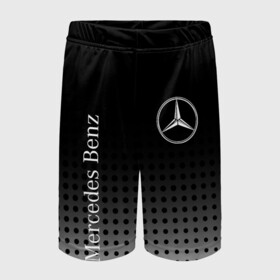 Детские спортивные шорты 3D с принтом Mercedes-Benz в городе Новоалтайск,  100% полиэстер
 | пояс оформлен широкой мягкой резинкой, ткань тянется
 | amg | mercedes | mercedes значок | mercedes лого | mercedes марка | амг | бенц | лого автомобиля | логотип мерседес | мерин | мерс | мерседес | мерседес бенз | мерседес лого | мерседес эмблема