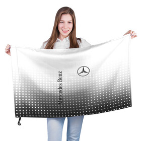 Флаг 3D с принтом Mercedes-Benz в городе Новоалтайск, 100% полиэстер | плотность ткани — 95 г/м2, размер — 67 х 109 см. Принт наносится с одной стороны | amg | mercedes | mercedes значок | mercedes лого | mercedes марка | амг | бенц | лого автомобиля | логотип мерседес | мерин | мерс | мерседес | мерседес бенз | мерседес лого | мерседес эмблема
