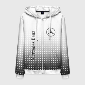 Мужская толстовка 3D на молнии с принтом Mercedes-Benz в городе Новоалтайск, 100% полиэстер | длина до линии бедра, манжеты и пояс оформлены мягкой тканевой резинкой, двухслойный капюшон со шнурком для регулировки, спереди молния, по бокам два кармана | amg | mercedes | mercedes значок | mercedes лого | mercedes марка | амг | бенц | лого автомобиля | логотип мерседес | мерин | мерс | мерседес | мерседес бенз | мерседес лого | мерседес эмблема