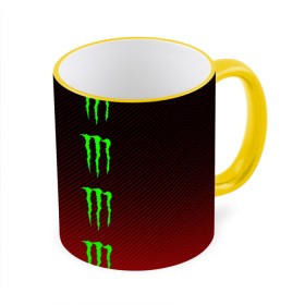 Кружка с принтом MONSTER ENERGY (Z) в городе Новоалтайск, керамика | ёмкость 330 мл | black monster | bmx | claw | cybersport | energy | monster | monster energy | moto | motocross | race | sport | киберспорт | когти | монстер энерджи | монстр | мото | мотокросс | ралли | скейтбординг | спорт | т | энергия