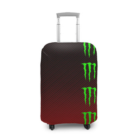 Чехол для чемодана 3D с принтом MONSTER ENERGY (Z) в городе Новоалтайск, 86% полиэфир, 14% спандекс | двустороннее нанесение принта, прорези для ручек и колес | black monster | bmx | claw | cybersport | energy | monster | monster energy | moto | motocross | race | sport | киберспорт | когти | монстер энерджи | монстр | мото | мотокросс | ралли | скейтбординг | спорт | т | энергия
