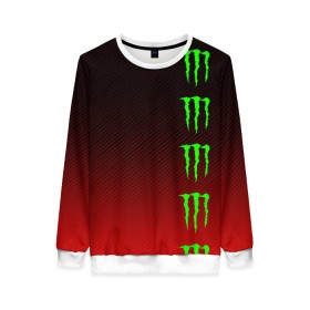 Женский свитшот 3D с принтом MONSTER ENERGY (Z) в городе Новоалтайск, 100% полиэстер с мягким внутренним слоем | круглый вырез горловины, мягкая резинка на манжетах и поясе, свободная посадка по фигуре | black monster | bmx | claw | cybersport | energy | monster | monster energy | moto | motocross | race | sport | киберспорт | когти | монстер энерджи | монстр | мото | мотокросс | ралли | скейтбординг | спорт | т | энергия