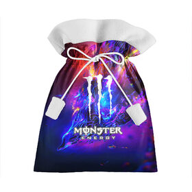 Подарочный 3D мешок с принтом MONSTER ENERGY в городе Новоалтайск, 100% полиэстер | Размер: 29*39 см | Тематика изображения на принте: amg | auto | bmw | honda | jdm | mercedes | nissan | porsche | racing | sport | subar | toyota | автомобил | автомобильные | киа | лексус | марка | машины | митсубиси | ниссан | порше | спорт | субару | тесла | тойота | хонда