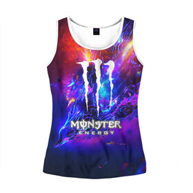 Женская майка 3D с принтом MONSTER ENERGY в городе Новоалтайск, 100% полиэстер | круглая горловина, прямой силуэт, длина до линии бедра | amg | auto | bmw | honda | jdm | mercedes | nissan | porsche | racing | sport | subar | toyota | автомобил | автомобильные | киа | лексус | марка | машины | митсубиси | ниссан | порше | спорт | субару | тесла | тойота | хонда