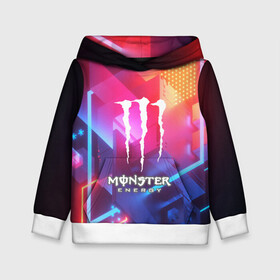 Детская толстовка 3D с принтом MONSTER ENERGY в городе Новоалтайск, 100% полиэстер | двухслойный капюшон со шнурком для регулировки, мягкие манжеты на рукавах и по низу толстовки, спереди карман-кенгуру с мягким внутренним слоем | Тематика изображения на принте: amg | auto | bmw | honda | jdm | mercedes | nissan | porsche | racing | sport | subar | toyota | автомобил | автомобильные | киа | лексус | марка | машины | митсубиси | ниссан | порше | спорт | субару | тесла | тойота | хонда