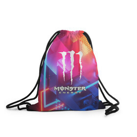 Рюкзак-мешок 3D с принтом MONSTER ENERGY в городе Новоалтайск, 100% полиэстер | плотность ткани — 200 г/м2, размер — 35 х 45 см; лямки — толстые шнурки, застежка на шнуровке, без карманов и подкладки | Тематика изображения на принте: amg | auto | bmw | honda | jdm | mercedes | nissan | porsche | racing | sport | subar | toyota | автомобил | автомобильные | киа | лексус | марка | машины | митсубиси | ниссан | порше | спорт | субару | тесла | тойота | хонда