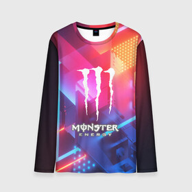 Мужской лонгслив 3D с принтом MONSTER ENERGY в городе Новоалтайск, 100% полиэстер | длинные рукава, круглый вырез горловины, полуприлегающий силуэт | amg | auto | bmw | honda | jdm | mercedes | nissan | porsche | racing | sport | subar | toyota | автомобил | автомобильные | киа | лексус | марка | машины | митсубиси | ниссан | порше | спорт | субару | тесла | тойота | хонда